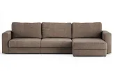 Диван угловой Ларсон 3М Nordic 35 пепельный - превью 1